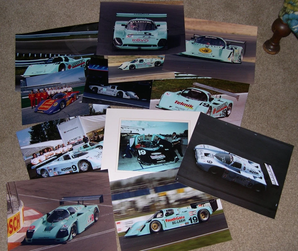 Lote de fotos IMSA GTP luces camel especias Acura Essex Tiga Buick Jerry Howard Foto 1 de 1