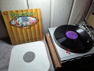 Walt Disney's Story of PINOCCHIO - Vinyl Record Gatefold W-Booklet 1962  - Bild 1 von 14