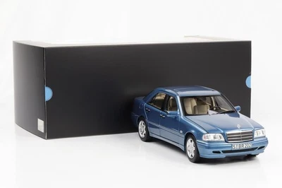 1:18 Mercedes-Benz C 200 W202 Sedán 1997 Azul Aguamarina Norev Dealer Limitado - Imagen 1 de 4