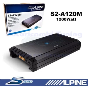 Amplificatore ALPINE S2-A120M Classe D mono S-Series Potenza RMS 1 x 1200W 2 Ohm - Foto 1 di 10