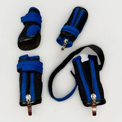 XS Azul Zack Zoey Botas Altas de Neopreno para Perros con Suelas de Goma Extra Pequeñas Foto 1 de 4