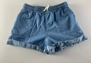 Mädchen Thereabouts Shorts Größe M 10/12 blau Stretch Sommer - Bild 1 von 5
