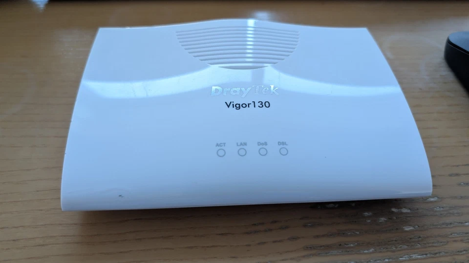 DrayTek Vigor130 ADSL/VDSL2  Modem with PSU - Image 1 of 1