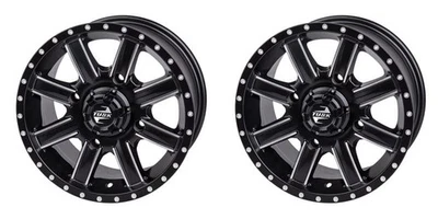 (2 Pack) 4/110 Tusk Cascade Wheel Machined/Black For KYMCO MXU 375i 2009-2012 - Image 1 of 4