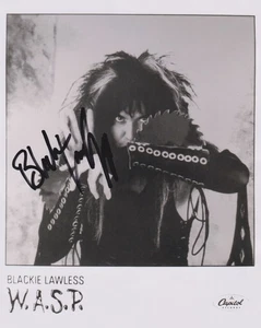 Blackie Lawless WASP 8" x 10" Photo Hand Signed in 2023 + COA Guarantee - Picture 1 of 1
