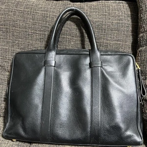 Tom Ford BUCKLEY Grain Calf Business Bag black briefcase - Picture 1 of 7