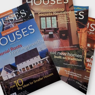 8 Fine Homebuilding Magazines Houses Annual Issues 2003–2011 Taunton + Holder Foto 1 de 4