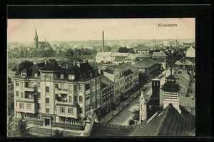 Kirchheim, Ansichtskarte, Straßenpartie aus der Vogelschau, Gesamtansicht - Picture 1 of 2