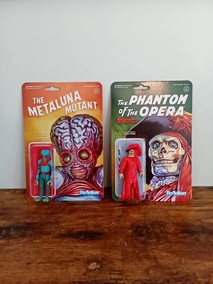 Juego De 2 Juguetes Y Coleccionables Monstruos Universales Super 7 Figuras De Reacción Nuevo  Foto 1 de 4