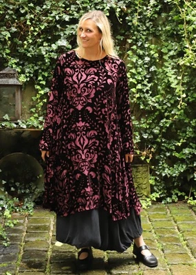 Privatsachen - Lagenlook TUNIKA KLEID WELTFRAU Gr 44 bis 56 - hildegard - Bild 1 von 4