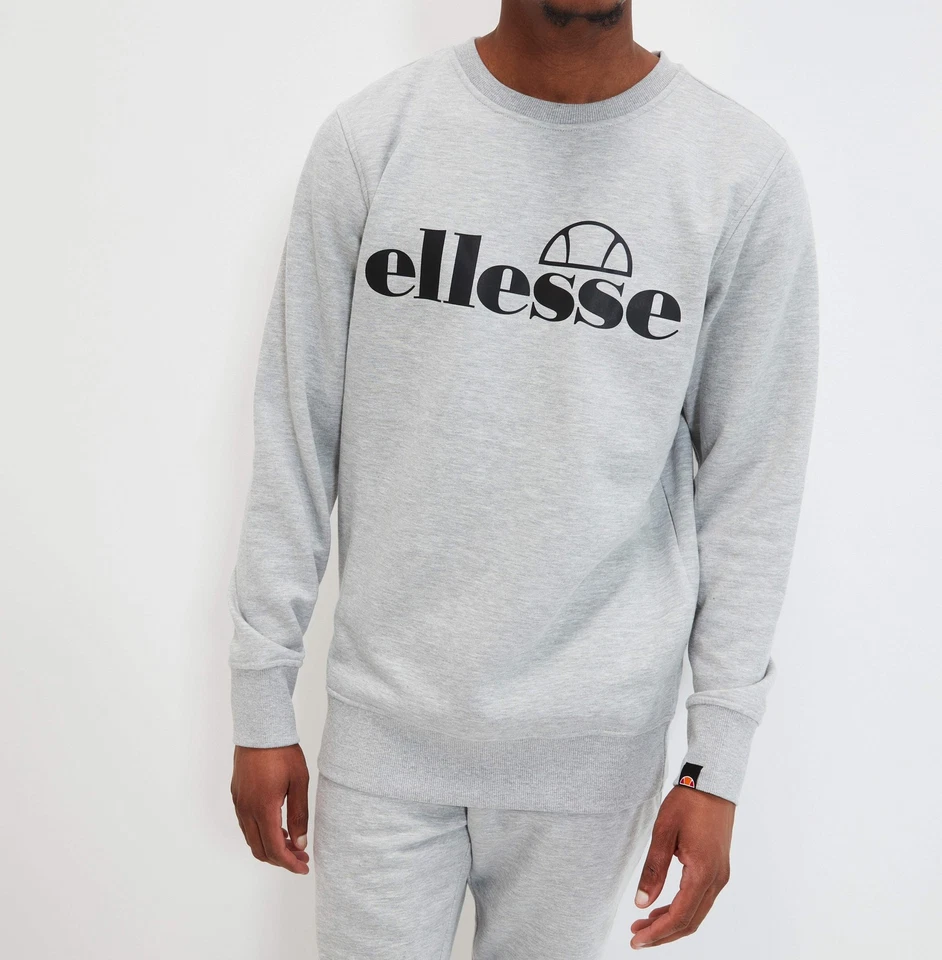 Sudadera Ellesse Para Hombre Cuello Redondo Bootia Sudor Gris Marl Foto 1 de 1