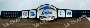Custom Detroit Lions American Football Championship Belt 2MM Brass - Picture 1 of 6
