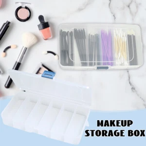 Makeup Storage Box Eyelash Tools Dustproof Container Portable Partition Storage - Picture 1 of 13