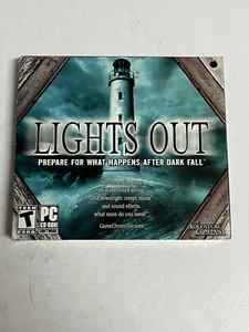 LIGHTS OUT PC CD-ROM Video Game Prepare For What Happens After Dark Fall NEW - Picture 1 of 9