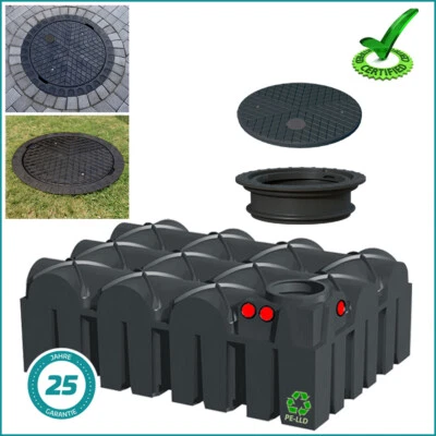 Abwassertank Abwassersammelgrube Fäkalientank Flachtank 7500 L - Bild 1 von 4