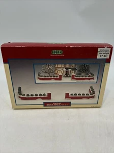 Lemax Village Collection Porzellan Backsteinmauer 6er Set Top Zustand 1992 - Bild 1 von 4