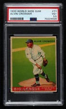1933 World Wide Big League Chewing Gum V353 Alvin Crowder #71 PSA 3.5 Rookie RC
