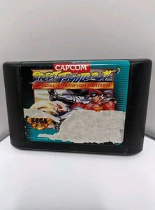 Street Fighter II Special Championship Edition Sega Genesis - Label Damage - Picture 1 of 4