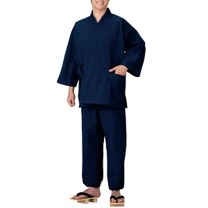Japanese casual wear SAMUE cotton 100%, Unisex Indigo Blue AIZOME product - Picture 1 of 1