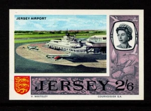 JERSEY 1969 2/6 DEFINITIVE JERSEY AIRPORT IMPERFORATE PROOF SG.26 MOUNTED MINT - Picture 1 of 2