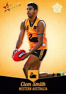 2013 Carlton Blues AFL Select Future Force Rookie Card - Clem Smith