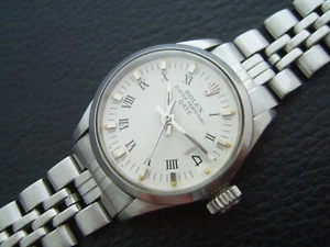 ROLEX LADY DATE DAMENUHR VON 1967 - REF. 6519 - JUBILEEBAND -WHITE ROMAN DIAL - Bild 1 von 14
