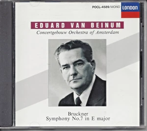 BRUCKNER - Symphony No.7 - Eduard van Beinum - Concertgebouw  - London - Japan - Foto 1 di 2