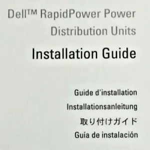 NEW OEM Installation Guide for APC Dell RapidPower Power Distribution Units PDU - Picture 1 of 1