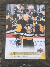 2022-23 Series 1 UD Canvas #C62 John Marino - Pittsburgh Penguins