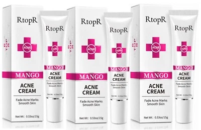 3 Cream For Fading Acne Scars Smooth Clear Dark Spots Remove Pimples Repair Skin - Image 1 of 4