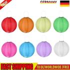 LED Solar Chinese Paper Lantern Multicolor Hanging Lamp 12inch for Wedding Party