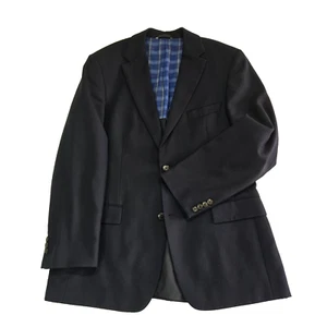 Hugo Boss Blazer Jacket Wool Mens Sport Coat Size 42R Navy Blue - Picture 1 of 18
