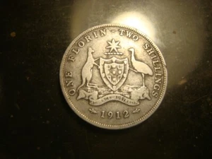 AUSTRALIEN. GEORGE V. FLORIN 1912. - Bild 1 von 2