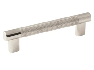 DRAWER PULL HANDLES AMEROCK 5" Centers Handle in Polished Nickel and SS - Picture 1 of 5