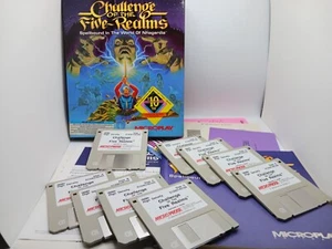 Challenge Of The Five Realms (PC, IBM, 3.5, 1992) Rare, Vintage Game - Picture 1 of 7