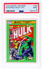 1990 Marvel Universe #134 Incredible Hulk #181 PSA 9