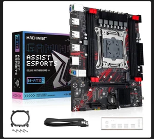 Placa madre PC X99 LGA 2011-3 con DDR3 SATA (NGFF)/NVME M.2 SATA II USB 2.0 nueva - Imagen 1 de 17