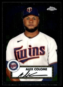 2021 Topps Chrome Platinum Anniversary Alex Colome Minnesota Twins #445 - Picture 1 of 2