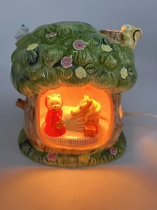 Vintage TAKAHASHI San Francisco Red Riding Hood Ceramic Figure Lamp 5x5” - Picture 1 of 11