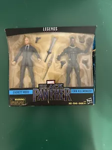 Juego de figuras de 6" Marvel Legends Black Panther Everett Ross & Erik Killmonger Nuevo en caja - Imagen 1 de 2