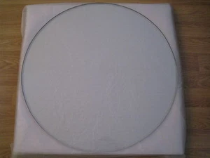 50CM ROUND CLEAR TEMPERED TOUGHENED GLASS 500MM TABLETOP 8MM THICK SAFETY UK - Picture 1 of 2