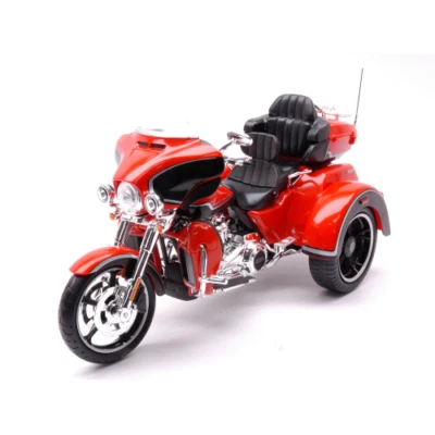 MAISTO 1:12 DIE CAST  MOTO HARLEY DAVIDSON CVO TRI GLIDE 2021  ARANCIONE   32337 - Immagine 1 di 3