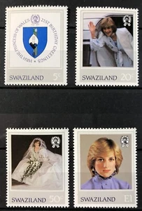 SWAZILAND - 1982 21ST BIRTHDAY OF PRINCESS OF WALES SET NHM SG 404-407 - Picture 1 of 1