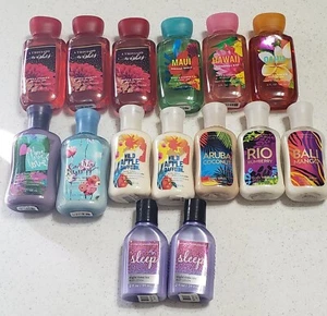 Bath & Body Works Retired Shower Gels, Lotions Pocket/Mini Lot of 15 Various - Picture 1 of 3