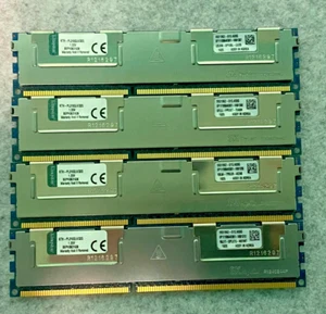 128GB (4x32GB) Kingston KTH-PL310QLV/32G 32GB PC3L-8500R ECC Registered Memory - Picture 1 of 3