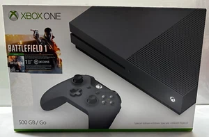 Consola Microsoft Xbox One Battlefield 1 Blanca SOLO EN CAJA Funda Deslizante Cajas Interiores - Imagen 1 de 5