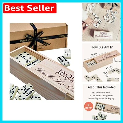 Timeless Double 6 Dominoes with Brass Spinners – For Beginners & Experts - Image 1 of 4