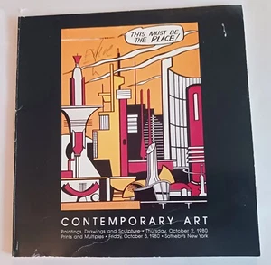 Contemporary Art Sothebys New York 1980 Auction Catalog with Prices Realized - Foto 1 di 4