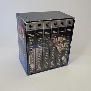 PBS Home Video VHS “The Astronomers” 6 Pack Set 276-281 1991 Sealed Tapes - Picture 1 of 7
