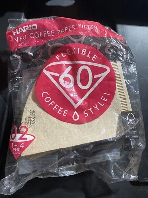 Filtro Papel V60 Natural 02, Bolsa 100ct Foto 1 de 2